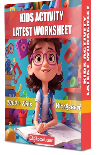 3D Mockup Kids Worksheet